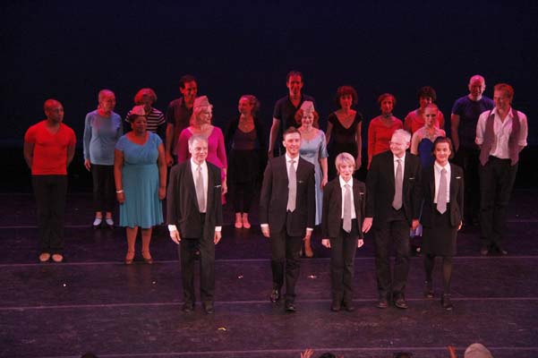 Curtain Calls, with entire cast, Ron Young, DO40 Pres. John Sefakis